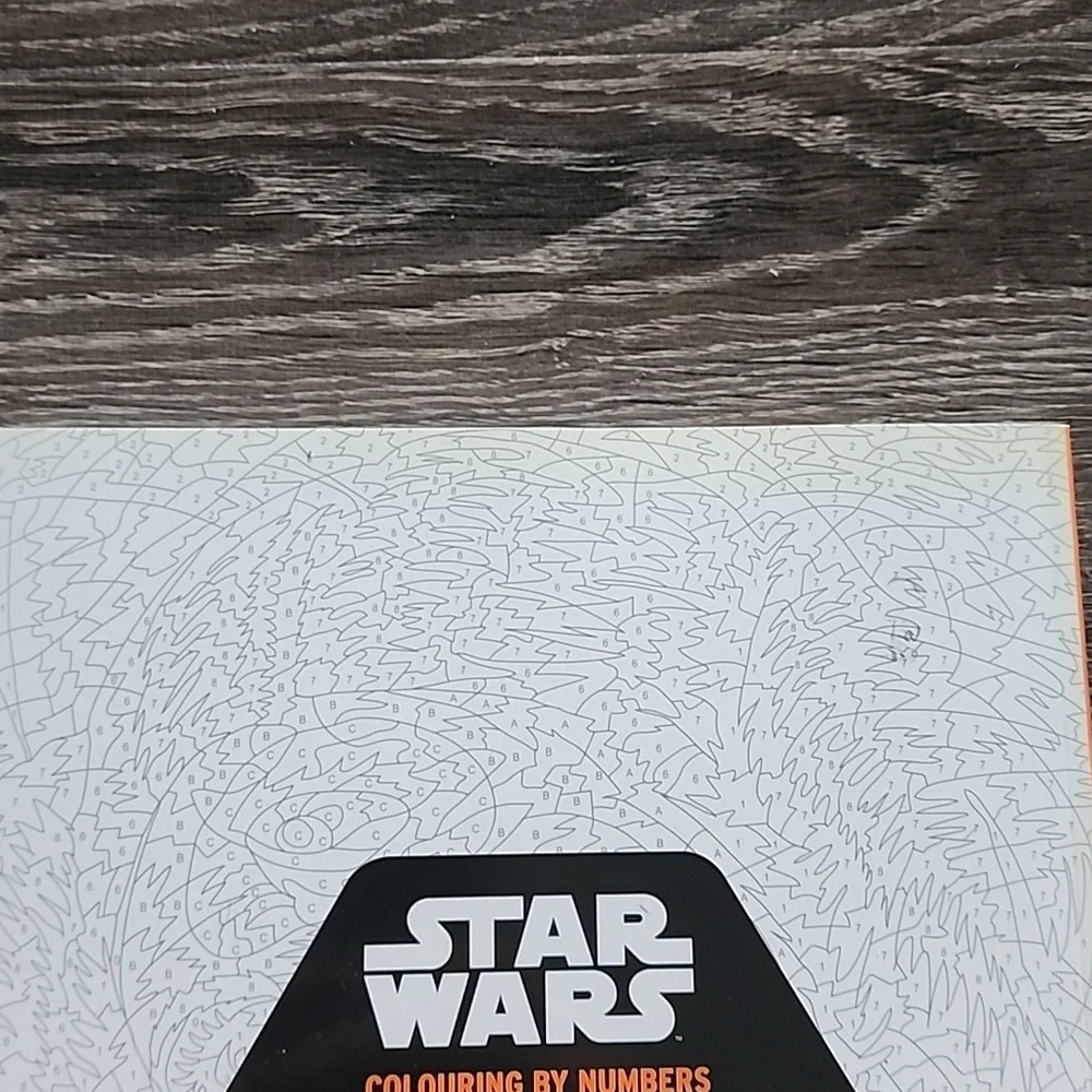 Star Wars Coloring By Numbers Book